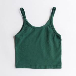 Arq Crop Tank in Fern